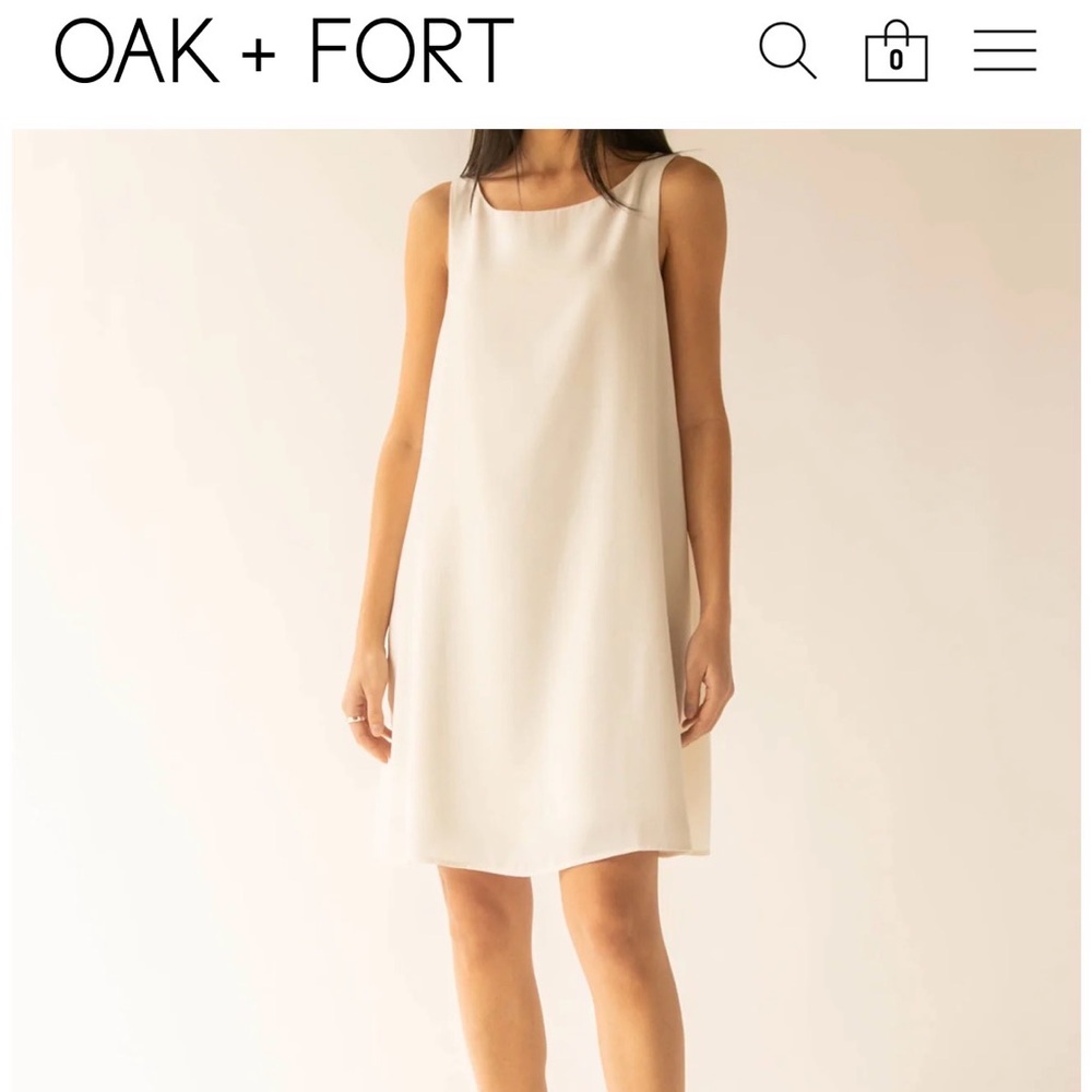 OAK + FORT Ivory Minimalist Top